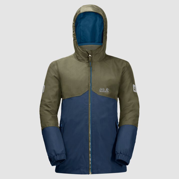 Chamarra Outdoor Jack Wolfskin Iceland 3in1 Niños Azul Marino Mexico-6151348